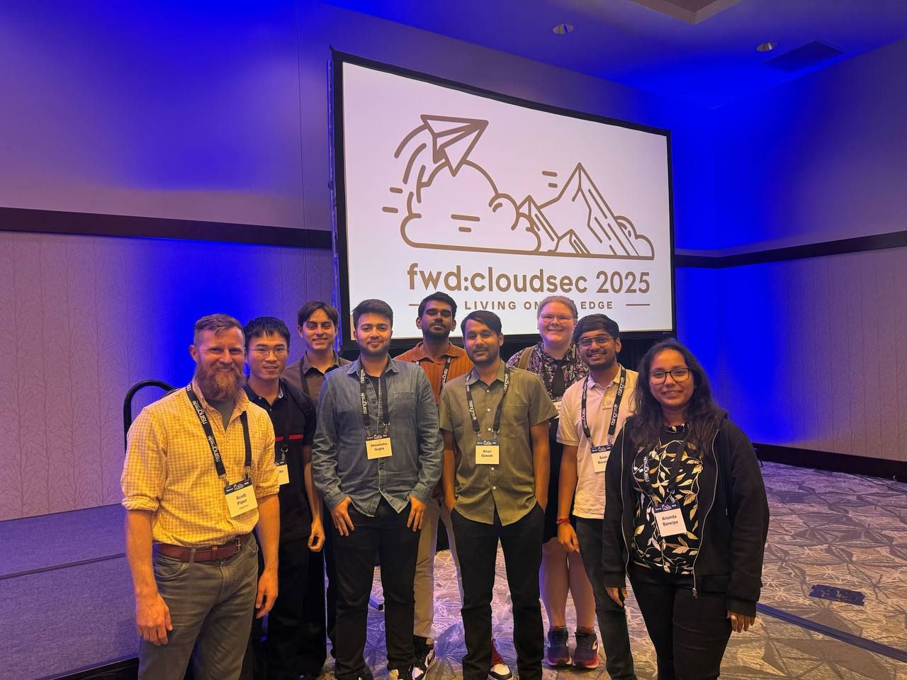 Group photo at fwd:cloudsec 2025